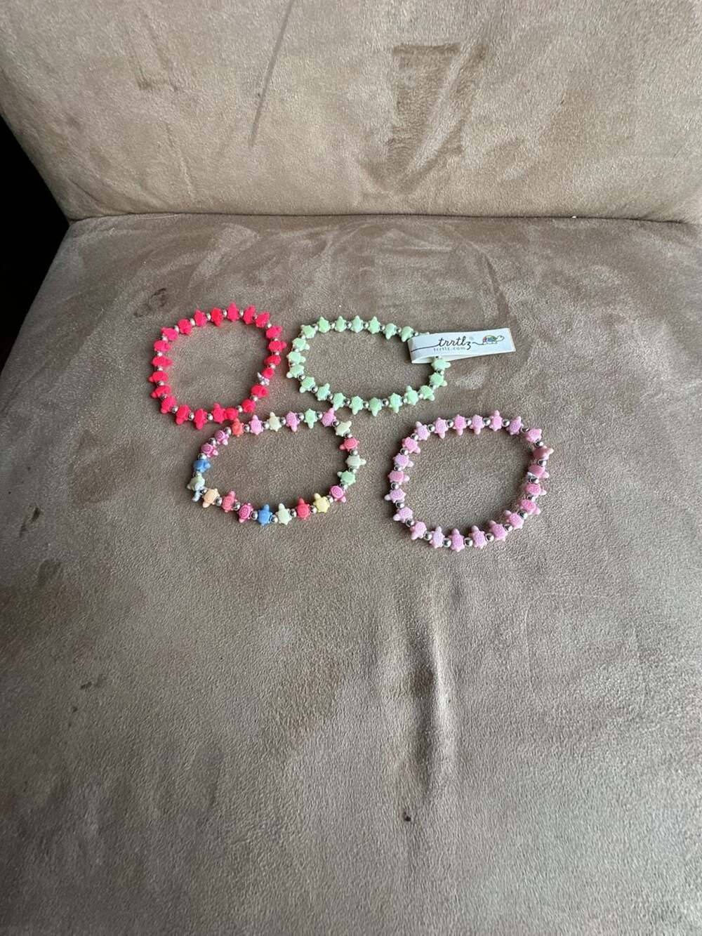 Trrtlz Sea Turtle Beaded Bracelet Bundle (4 Pack)